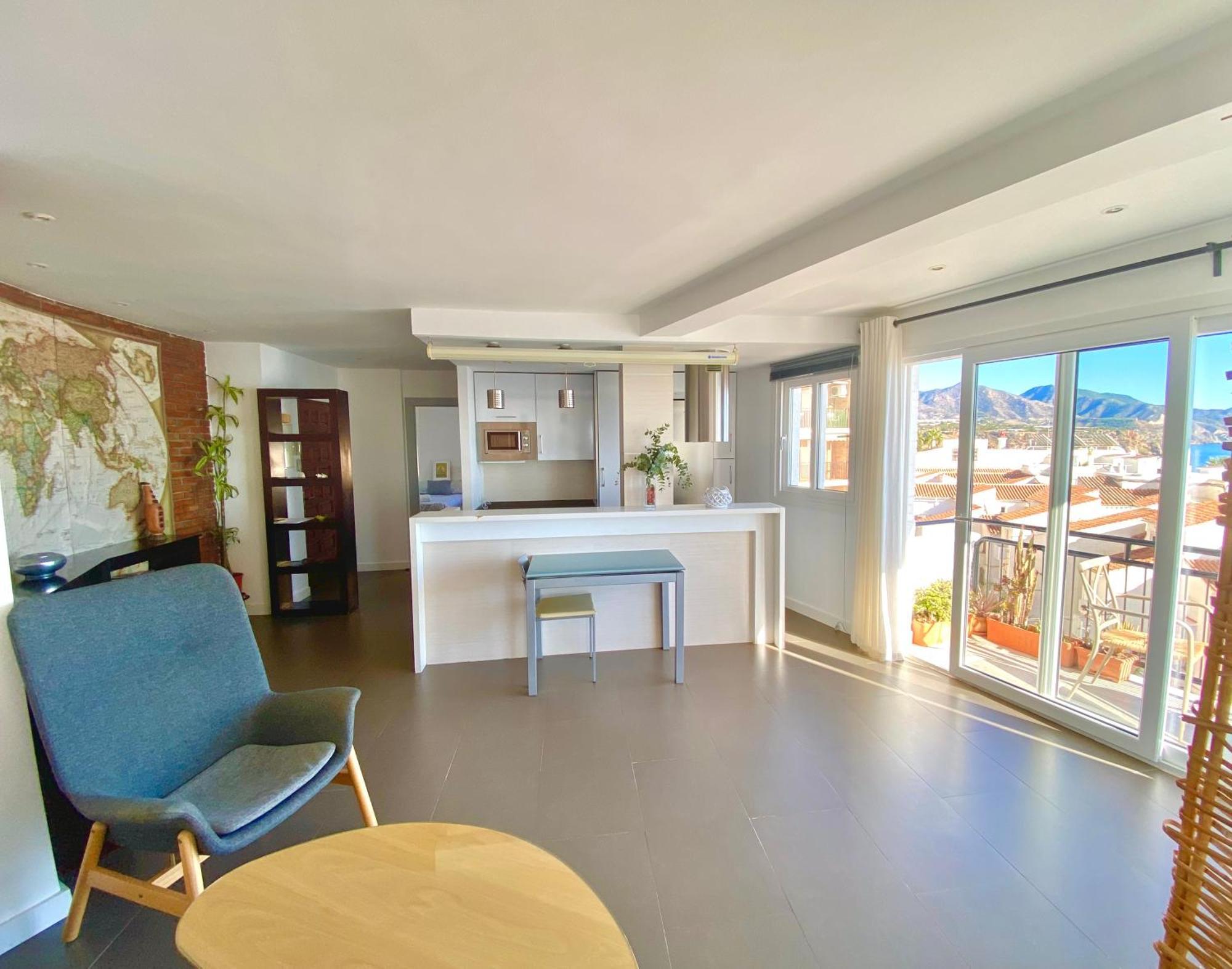 Modern Apartment Stunning Sea Views And Pool Нерха Екстер'єр фото